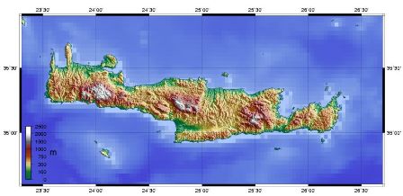 picture: map of Crete