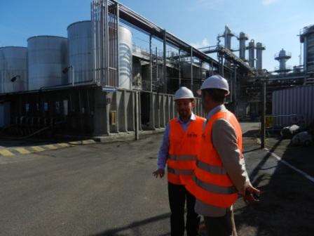 Picture: Study visit at Caviro plant Bologna Sept. 2011